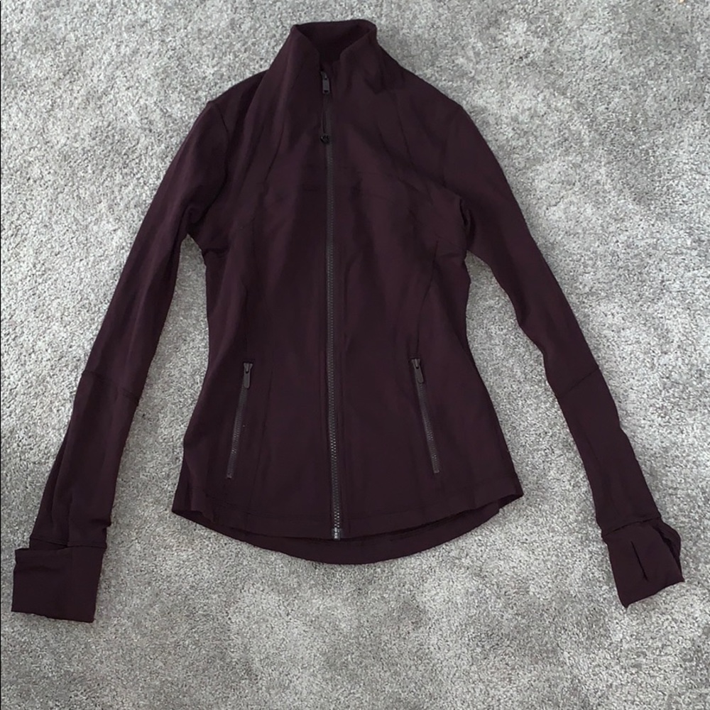 Lululemon Stretch Burgundy Jacket